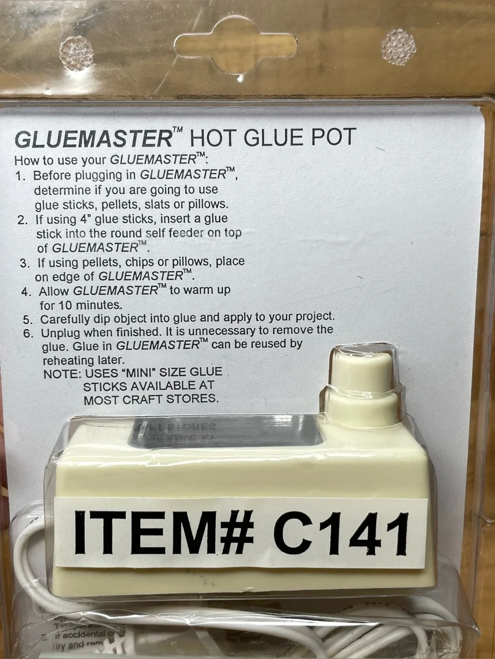 NEW JOBAR'S GLUEMASTER HOT GLUE POT SELF FEEDING DIP & GLUE ARTS & CRAFTS